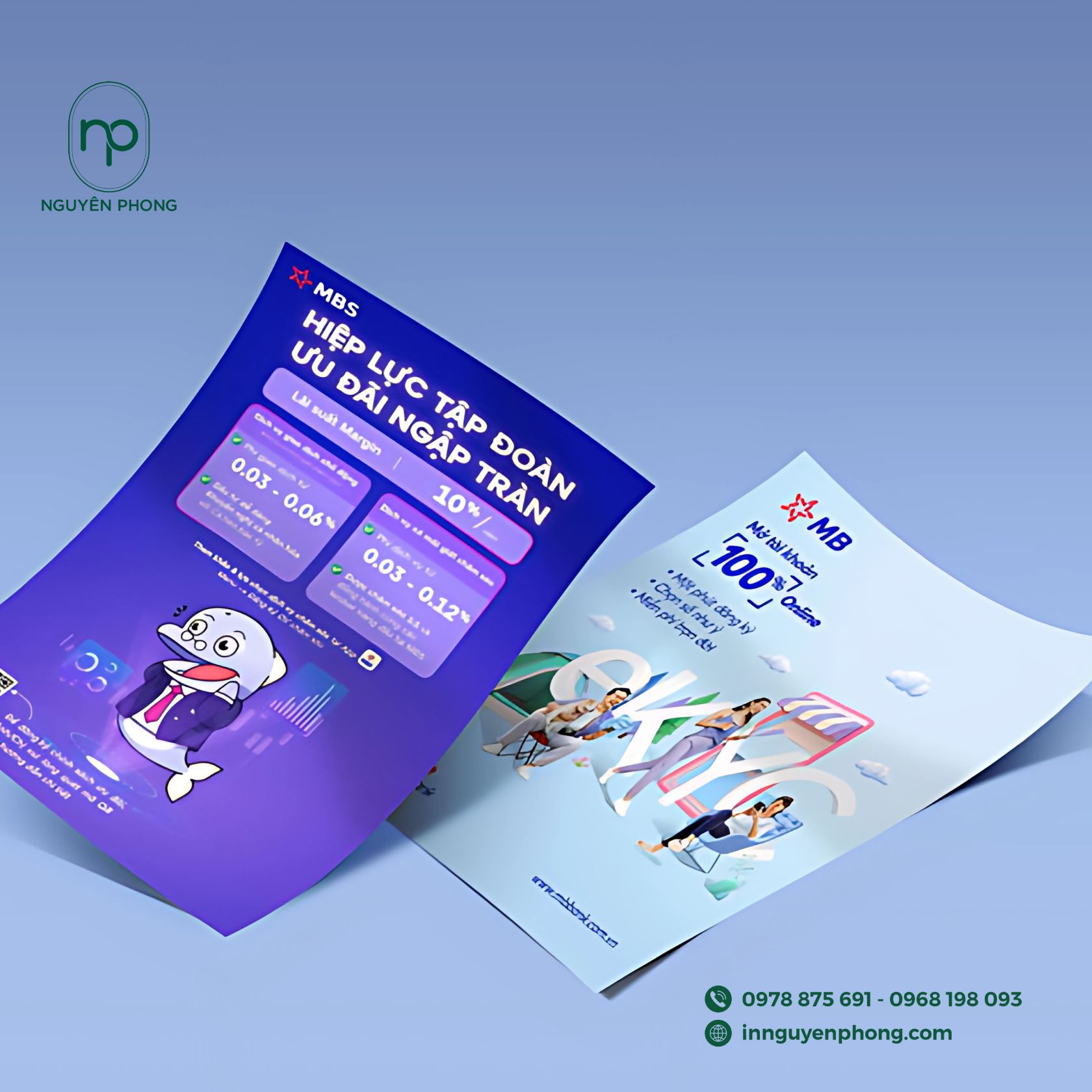 Mẫu tờ rơi ngân hàng 